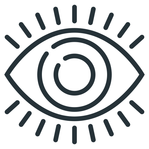 Eye, identities, visual, visual identities icon